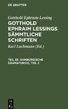 Gotthold Ephraim Lessings Sämmtliche Schriften, Teil 25, Hamburgische Dramaturgie, Teil 2