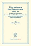 Der Stand der Gesetzgebung über Erwerbs- und Wirtschaftsgenossenschaften in den wichtigsten Kulturländern bei Kriegsausbruch 1914.
