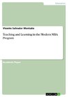 Teaching and Learning in the Modern MBA Program
