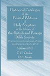 Historical Catalogue of the Printed Editions of Holy Scripture in the Library of the British and Foreign Bible Society, Volume II, 3