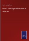 Literatur- und Anzeigeblatt für das Baufach