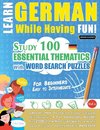 LEARN GERMAN WHILE HAVING FUN! - FOR BEGINNERS