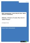 Mimetic criticism of Louisa May Alcott's 