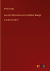 Aus den Memoiren einer Berliner Range