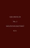 Records of No 3 Mountain Battery R.A.