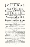 COMPENDIOUS JOURNAL OF ALL THE MARCHES FAMOUS BATTLES & SIEGES (of Marlborough)