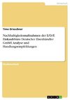 Nachhaltigkeitsmaßnahmen der E/D/E Einkaufsbüro Deutscher Eisenhändler GmbH. Analyse und Handlungsempfehlungen