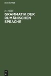 Grammatik der rumänischen Sprache