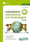 Arbeitsblätter Umweltschutz und Nachhaltigkeit 2-4