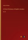 A Critical Dictionary of English Literature