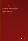 Critical and Historical Essays