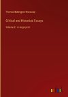 Critical and Historical Essays