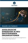 AXIOLOGISCHE DIMENSION IN NEU ENTSTEHENDEN ORGANISATIONEN