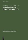 Symposium on Lexicography IV