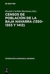Censos de población de la Baja Navarra (1350-1353 y 1412)