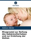 Misoprostol zur Reifung des Gebärmutterhalses und zur Einleitung der Wehen