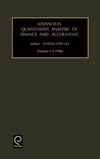 Advances in quantitative analysis of finance and accounting