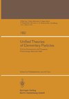 Unified Theories of Elementary Particles