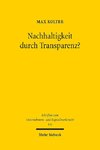Nachhaltigkeit durch Transparenz?