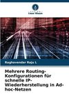 Mehrere Routing-Konfigurationen für schnelle IP-Wiederherstellung in Ad-hoc-Netzen