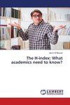 The H-index: What academics need to know?