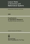 Contributions to Operations Research