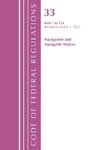 Code of Federal Regulations, Title 33 Navigation and Navigable Waters 1-124, Revised as of July 1, 2021