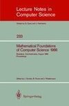 Mathematical Foundations of Computer Science 1986