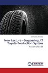 New Lecture¿Surpassing JIT Toyota Production System