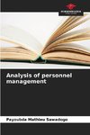 Analysis of personnel management