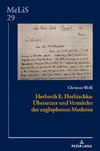 Herberth E. Herlitschka: Übersetzer und Vermittler der anglophonen Moderne