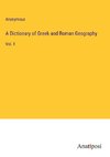 A Dictionary of Greek and Roman Geography