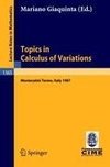 Topics in Calculus of Variations