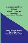 ¿uvres complètes de lord Byron (Tome 06); comprenant ses mémoires publiés par Thomas Moore