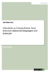 Unterricht zu Corona-Zeiten. Neue Kriterien, Rahmenbedingungen und Konzepte