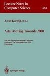 Ada: Moving Towards 2000