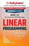 MTE-12 Linear Programming