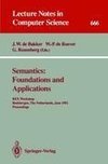 Semantics: Foundations and Applications
