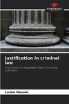 Justification in criminal law