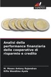 Analisi della performance finanziaria delle cooperative di risparmio e credito