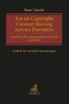 Act on Copyright Content Sharing Service Providers