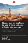 Études sur les capteurs de gaz à fibre optique enlevés par placage