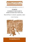 Pompeii Commentum in Artis Donati partem tertiam
