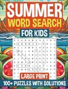 Summer Word Search for Kids Large Print