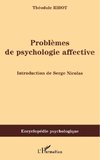 Problèmes de psychologie affective