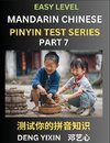 Chinese Pinyin Test Series for Beginners (Part 7)