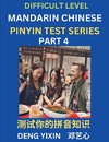 Chinese Pinyin Test Series (Part 4)