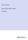 Learning; And Other Essays