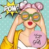 Pop Art Coloring Book for Girls