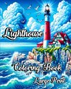 Large Print Lighthouse Coloring Book